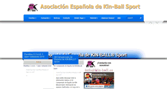 Desktop Screenshot of kin-ball.es